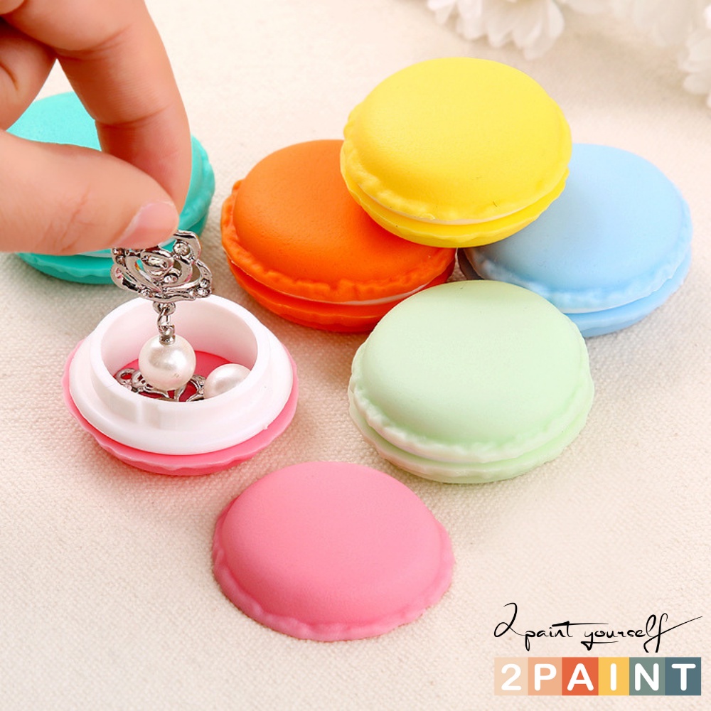 Hộp đựng trang sức mini mô hình bánh Macaron trang trí đẹp