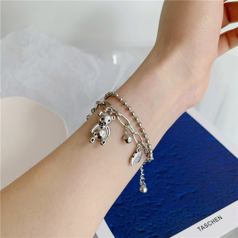 [New/Ready]Vòng tay nam nữ phong cách hàn quốc đơn giản gió lạnh hợp thời trang