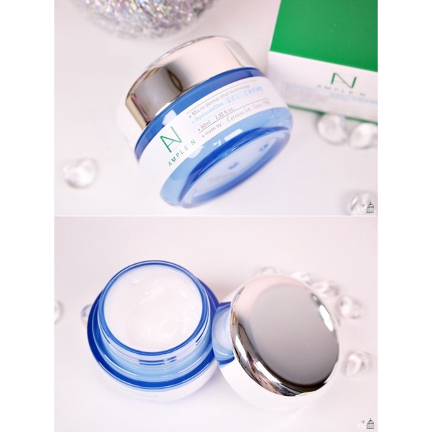 Gel Dưỡng Ẩm, Sáng Da Và Mềm Mịn Da Ample:N Hyaluron Shot Gel Cream 60ml