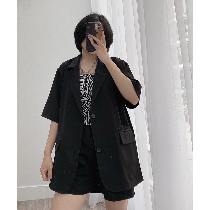 Áo blazer tay lỡ