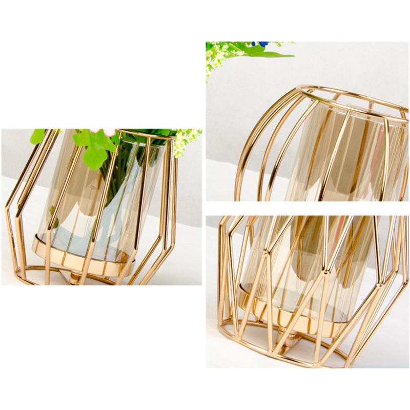 Giá Đỡ Đèn Cầy Bằng Sắt Mạ Điện Độc Đáo Trang Trí Nhà Cửa / Tiệc Cưới