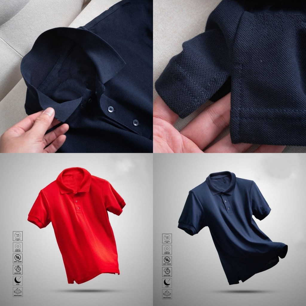 Áo thun cộc tay nam , Cổ Bẻ, chất liệu cotton, kiểu dáng slimfit,mát mẻ | BigBuy360 - bigbuy360.vn