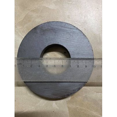 Nam châm Ferrite 100x20 lỗ 40mm CAM KẾT HÀI LÒNG