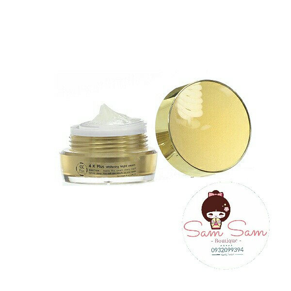 Kem Dưỡng Trắng Da Mặt 4K PLUS Whitening Night Cream 15g - Thái Lan | BigBuy360 - bigbuy360.vn