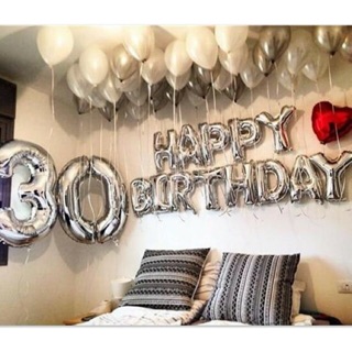 Trang trí sinh nhật : chữ HPBD và nhiều phụ kiện kèm theo