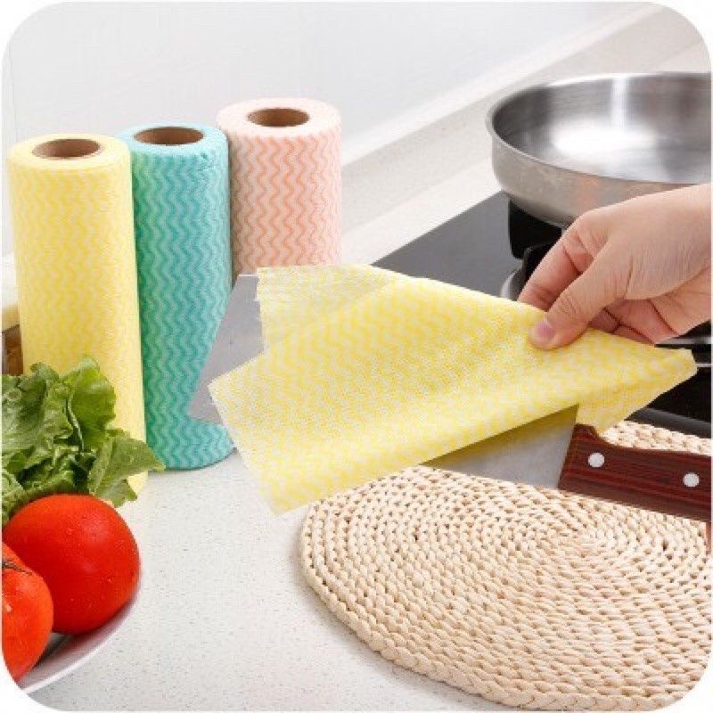Cuộn khăn lau đa năng cuộn 50 cái