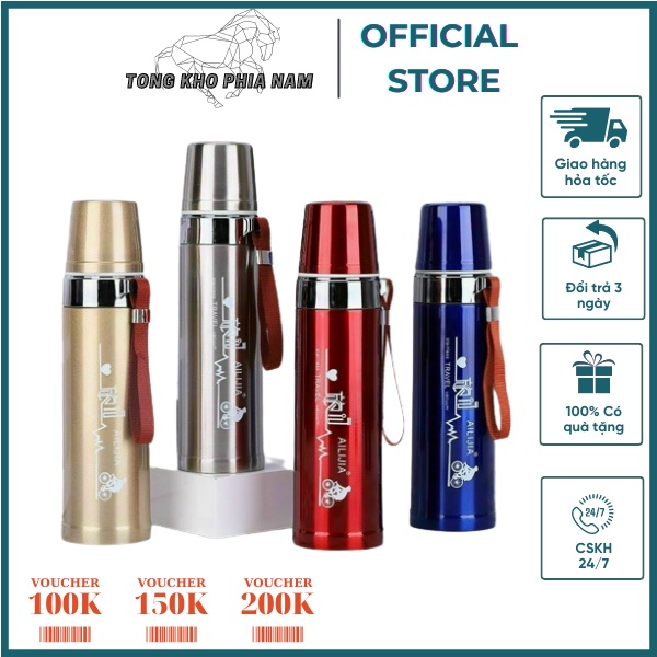 BÌNH NƯỚC GIỮ NHIỆT DU LỊCH OUTSIDE 800ML TIỆN DỤNG BỀN ĐẸP  (có sỉ)