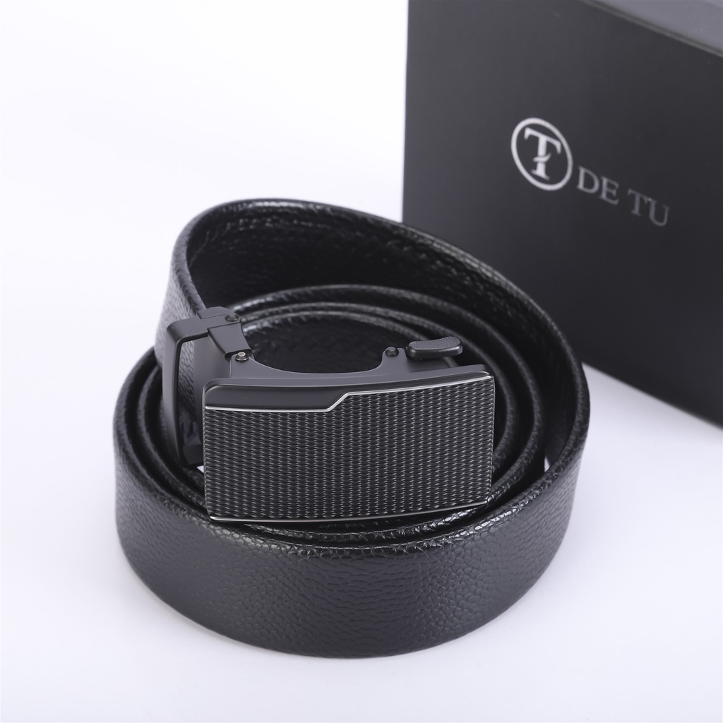Thắt Lưng Nam Da Bò DETU L3094 Khóa Tự Động Sang Trọng