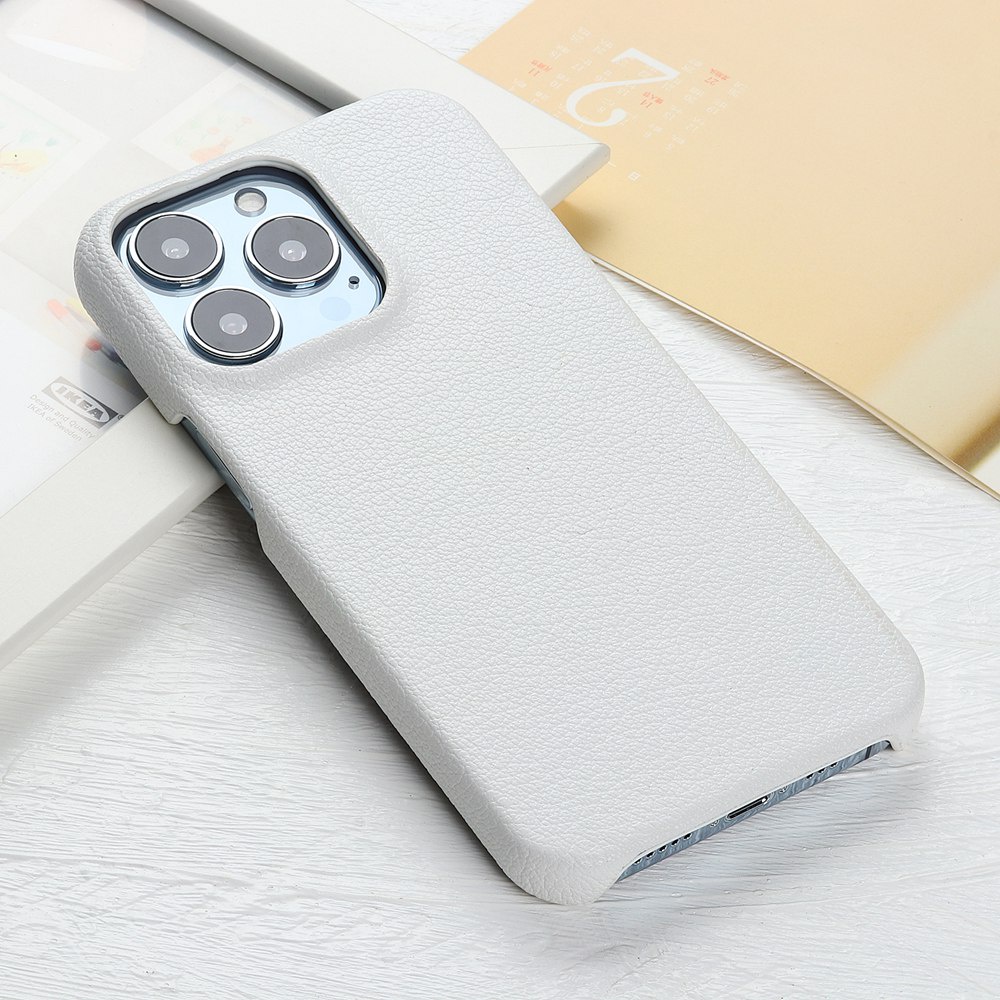 Ốp Lưng Bọc Da Sần Viền Mạ Cho Điện Thoại iPhone 13 12 11 Pro Max 13 Mini XR X XS Max