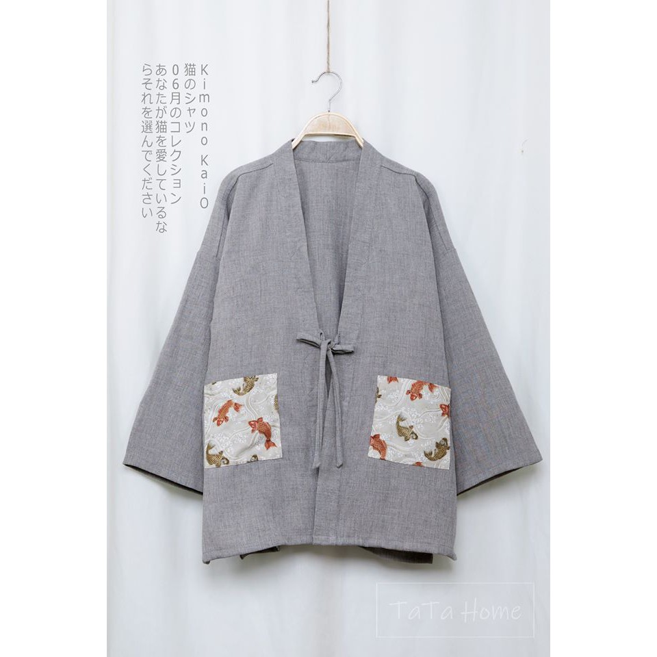 Kimono KaiO - Áo Khoác Lửng Phong Cách Nhật Bản