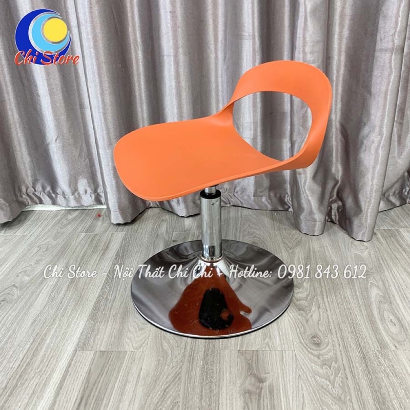 Ghế Làm Việc Văn Phòng Mặt Nhựa, Ghế Xoay Spa Cao Cấp Chỉnh Độ Cao 30-50cm Và Xoay 360 Độ