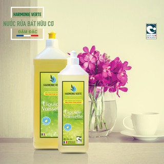 Nước rửa bát hữu cơ harmonie verte 1l