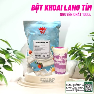 [Mã GROSALE2703 giảm 8% đơn 250K] Bột Khoai Lang Tím Nguyên Chất 1kg Vua An Toàn Sản Xuất