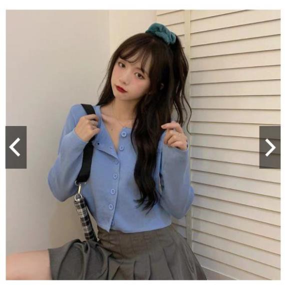 ÁO THUN TAY DÀI FOM CROPTOP BODY KÈM NÚT (THUN COTTON TICI) - 709