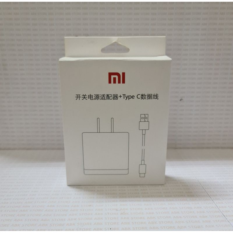 Cục Sạc Usb Type C Chính Hãng Xiaomi Mi 5 Mi 6 Mi 8 Mi 9 Mdy-08-Es