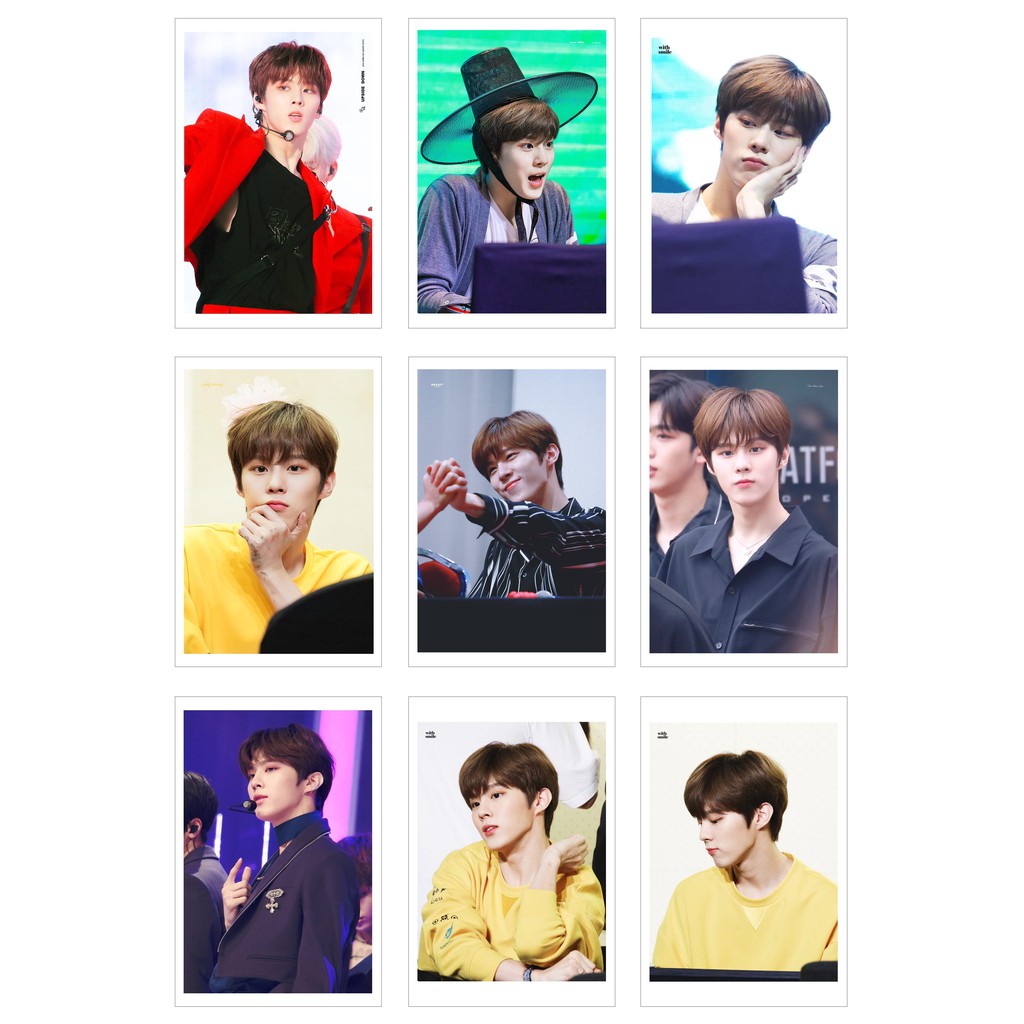 Lomo Card Ảnh KIM WOO SEOK ( WOOSHIN) - X1 ( 45 ảnh)