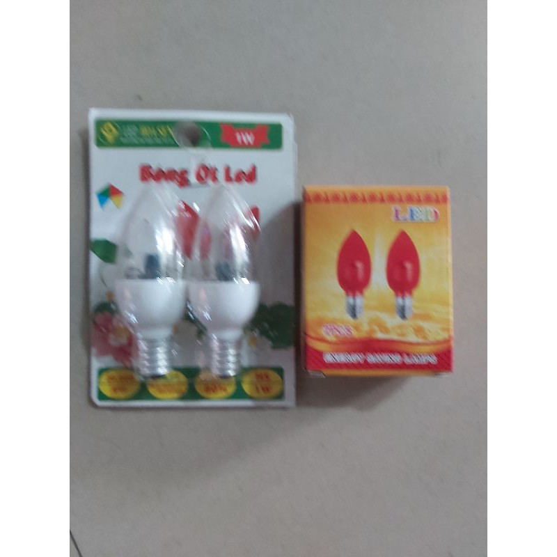 1 cái bóng ớt led đổi màu đuôi E12