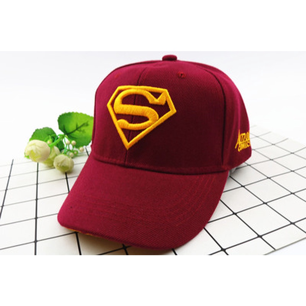 Mũ lưỡi trai thêu logo Superman thời trang cho bé