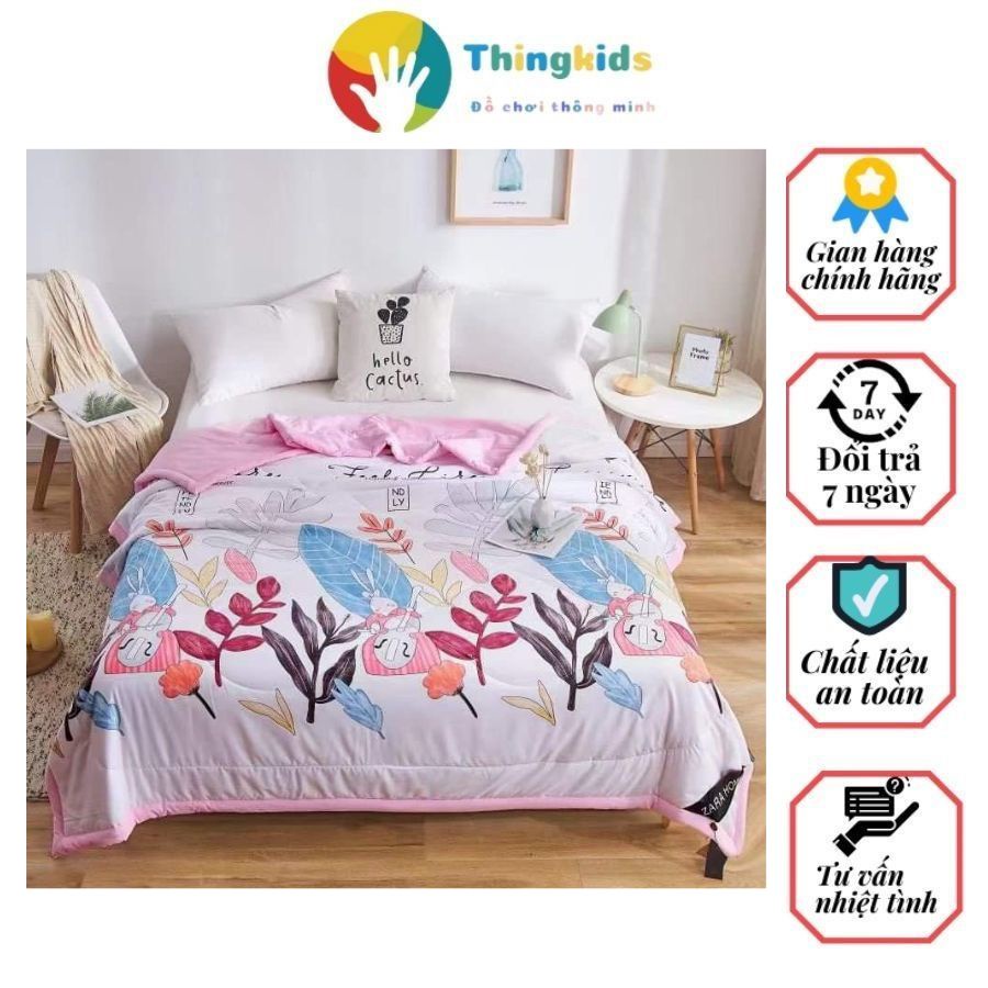 Chăn đũi Zara Home về đẹp, mịn, nhẹ- Thingkids