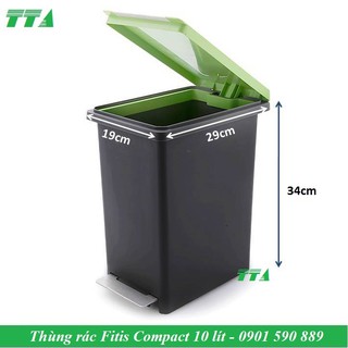 Thùng rác nhựa đạp chân Fitis compact PPS1--904
