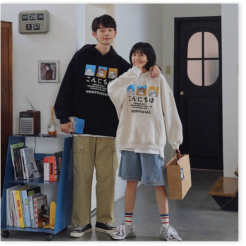 MN ÁO KHOÁC HOODIES NAM NỮ,CHẤT LIỆU VÃI NĨ THOÁNG MÁT,THIẾT KẾ HỌA TIẾT SIÊU XINH THỜI TRANG MỚI KME