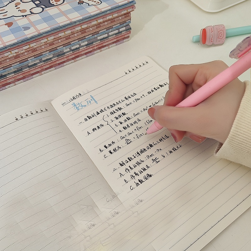 Sổ Tay 30 Trang Khổ A5 Họa Tiết Hoạt Hình Đơn Giản Sáng Tạo