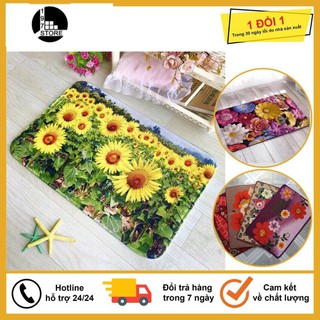 Thảm Chải Nhà, Thảm Lau Chân 3D 40x60cm Siêu Thấm Hút, Chống Trơn Trượt, Kháng Khuẩn Hiệu Quả Cho Gia Đình Của Bạn