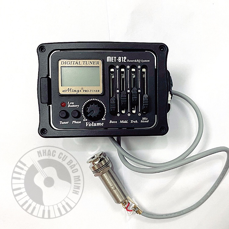 EQ guitar Met-B12 cho đàn guitar acoustic, guitar classic, sản phẩm chính hãng full phụ kiện