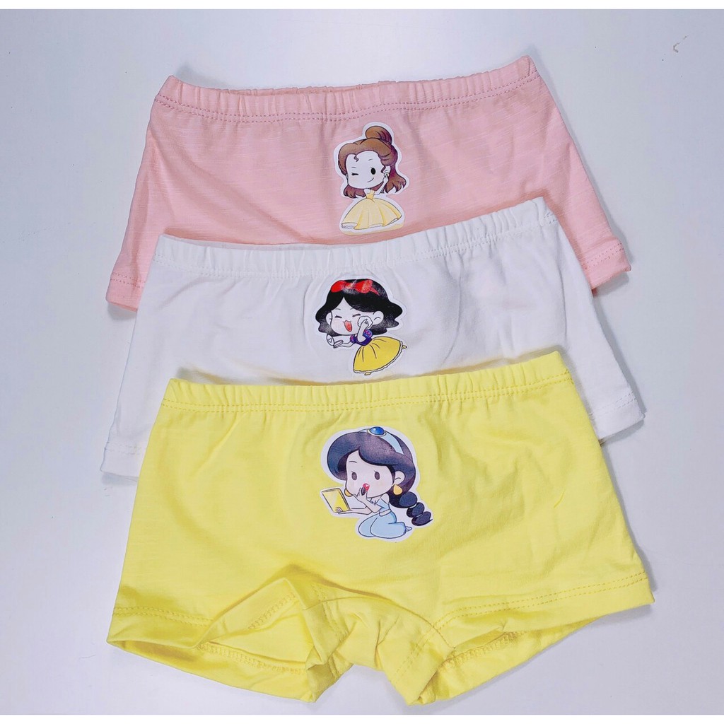 Set 3 quần chíp đùi xuất khẩu cho bé gái_MiaKids