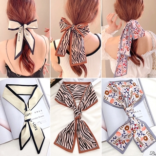 Khăn lụa buộc tóc đa năng kiểu dáng retro thời trang cho nữ