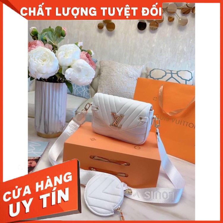 Túi đeo chéo nữ phong cách hàn quốc siêu sang chảnh kèm 1 ví nhỏ