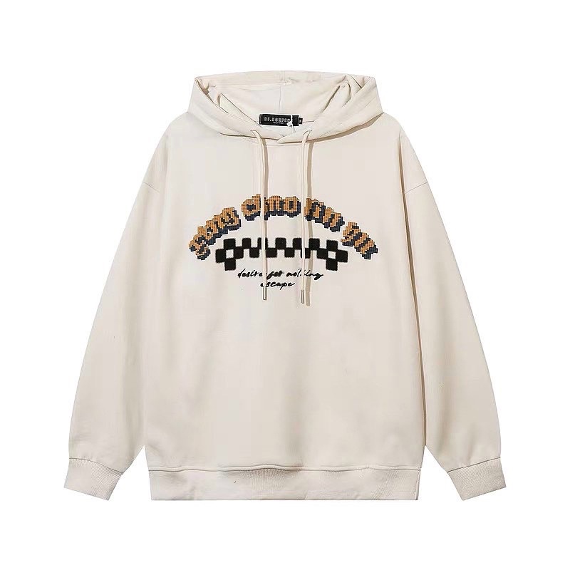 Áo hoodie game xếp hình màu be