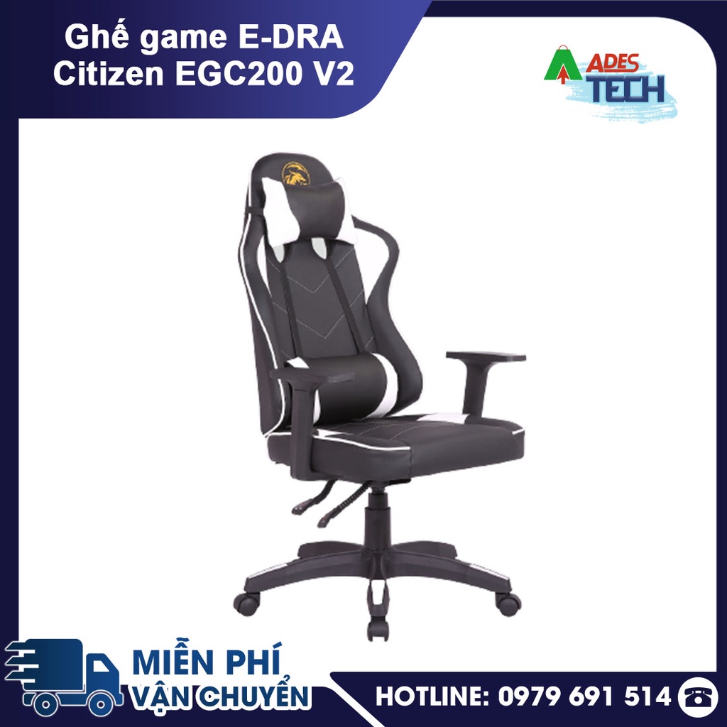 Ghế Game EDRA Citizen EGC200 V2 Chất Liệu Da PU Cao Cấp - Bảo hành 12 tháng