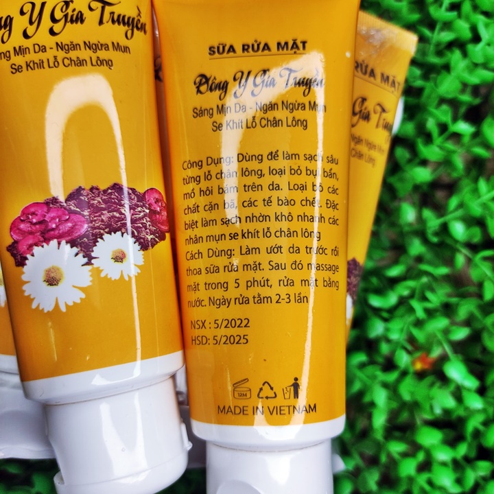 Sữa Rửa Mặt Đông Y Gia Truyền Tuýp Cam 100ml – ACL720
