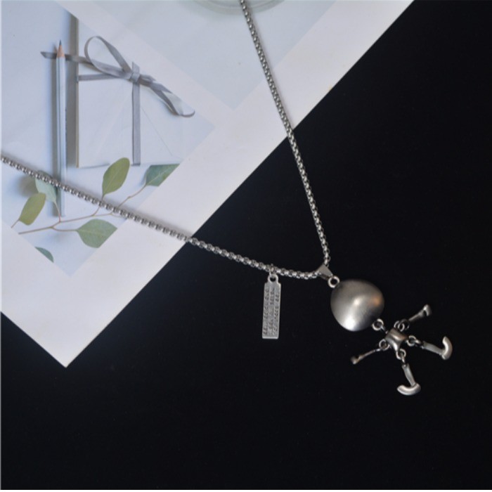 Dây Chuyền Thép Titan Phong Cách Hip Hop