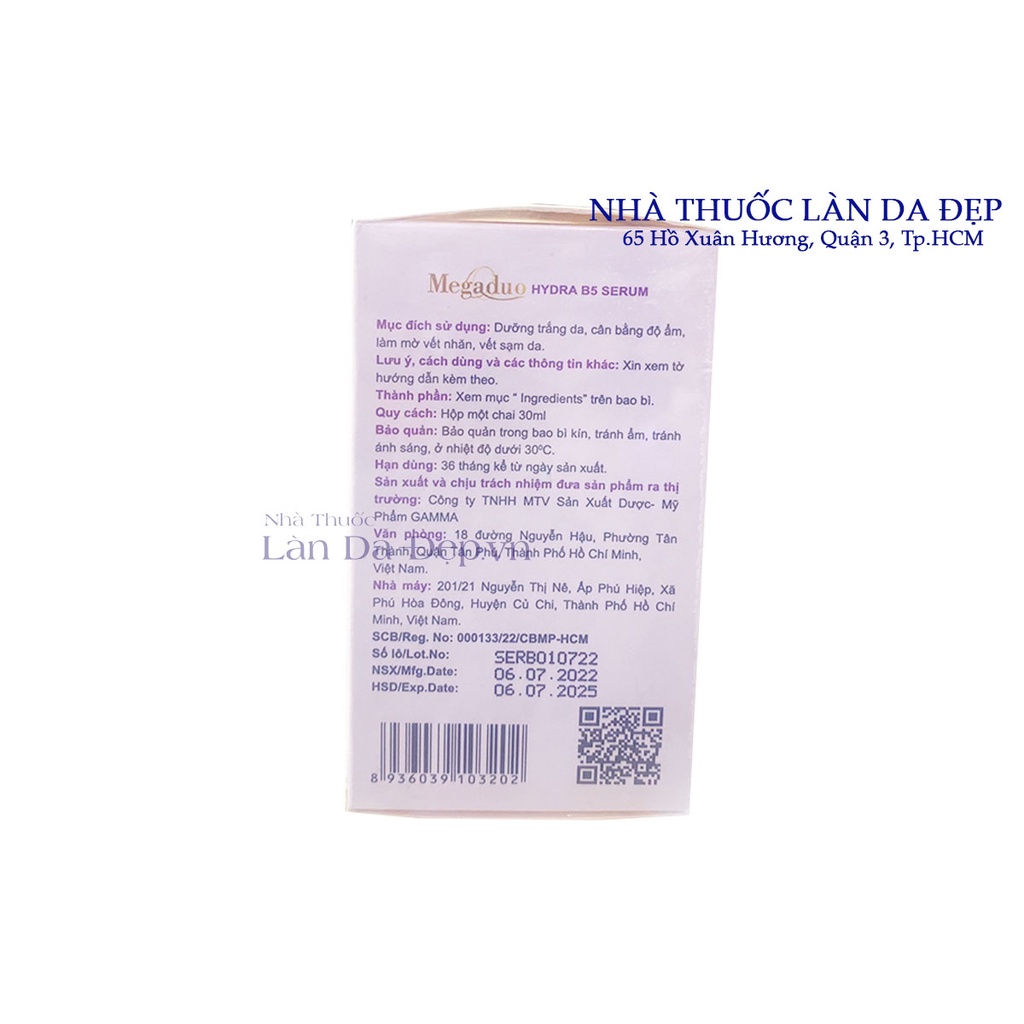 MEGADUO HYDRA B5 SERUM - Serum dưỡng ẩm