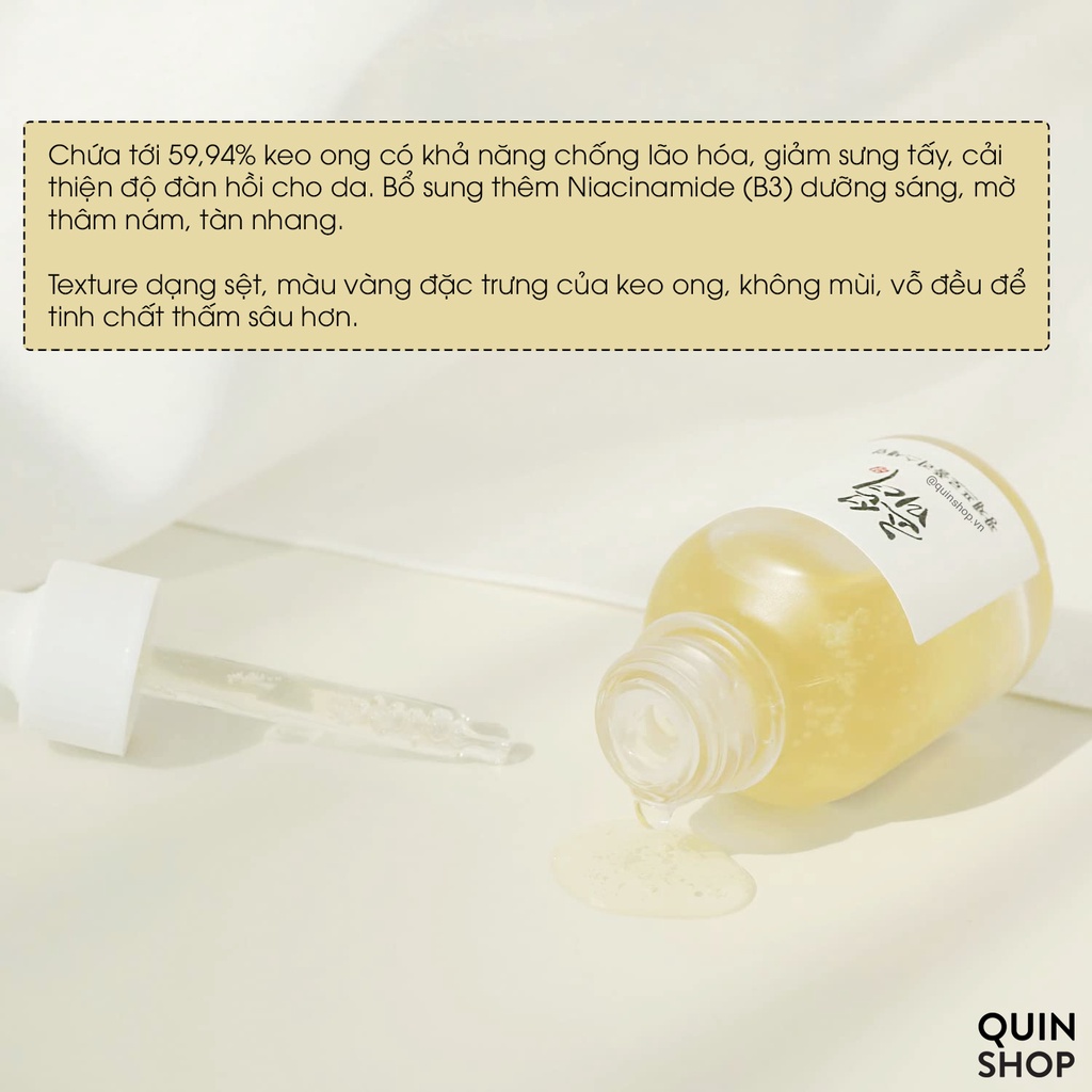 Tinh Chất Cấp Ẩm, Dưỡng Sáng, Ngừa Lão Hóa Beauty Of Joseon Glow, Glow Deep, Calming, Revive Serum