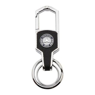 Móc khóa mercedes cực đẹp dán da xịn