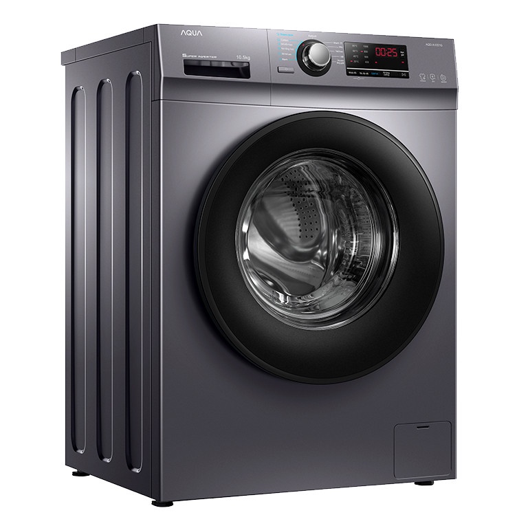 AQD-A1051G Máy giặt Aqua 10.5 KG AQD-A1051G Giặt hơi nước diệt khuẩn,Ghi nhớ chương trình giặt - GIAO MIỄN PHÍ HCM