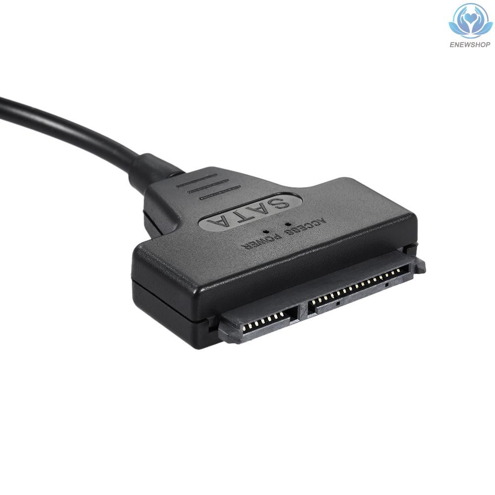 Cáp Chuyển Đổi Usb 2.0 Sang Sata 22pin Cho Ổ Cứng 2.5 &quot;Sata Hdd