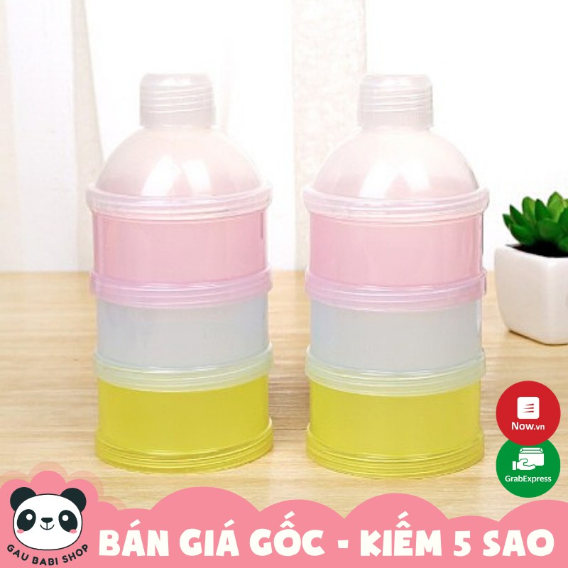 Hộp chia sữa, đựng sữa bột 3 ngăn