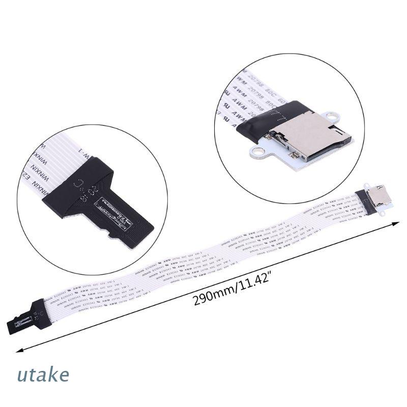 Utake TF micro SD male to TF micro SD FeMale (TF to TF)Flexible Memory Card Extension cable Extender Adapter reader Cord Link