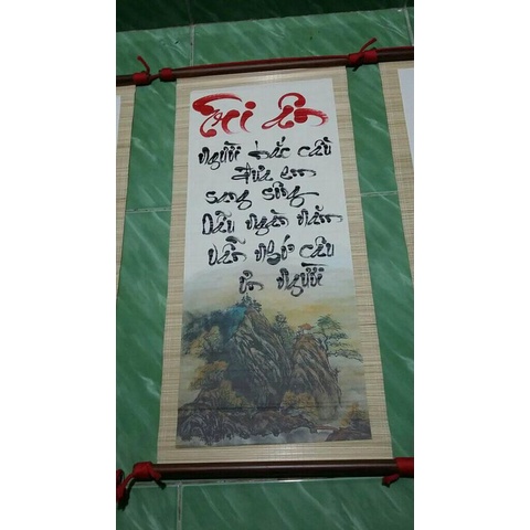 Tranh thư pháp tri ân thầy cô 20/11