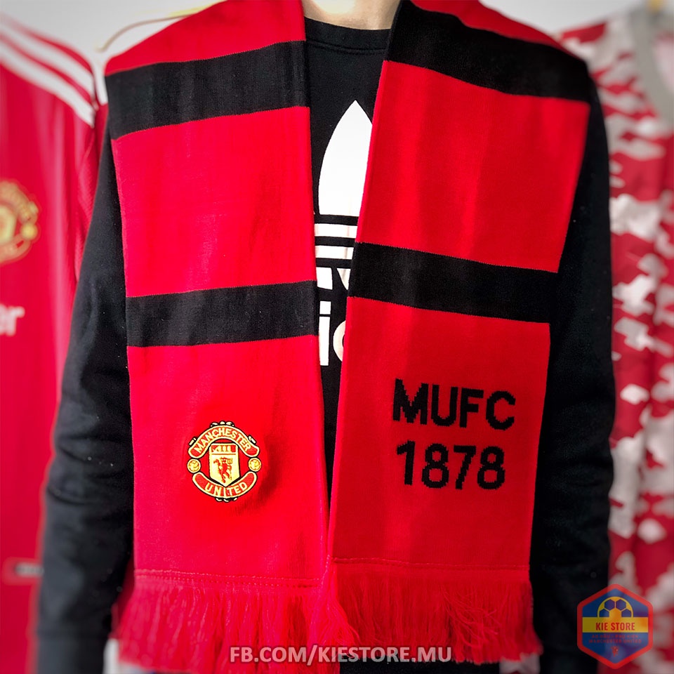 Khăn len CLB bóng đá Manchester United dày dặn và siêu đẹp_Kie Store - Shop MU