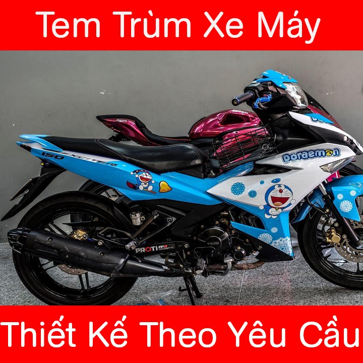 Tem Trùm Xe Exciter 150 Doremon