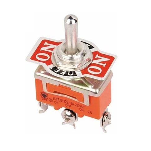 Công tắc gạt đảo chiều động cơ  250VAC-15A 1121 1122 1321 1322, công tắc E TEN
