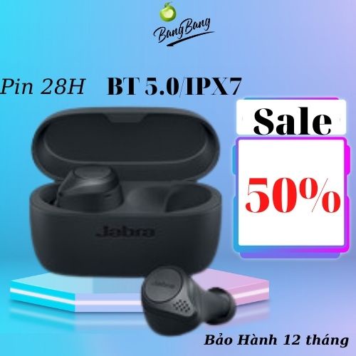 Tai Nghe Không Dây Jabra Tai Nghe Bluetooth True Wireless Jabra Elite 75T - Bảo Hành 6 Tháng