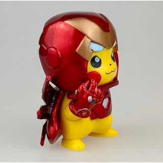 (Có sẵn - 11 cm) Mô hình Pikachu Iron Man siêu cute