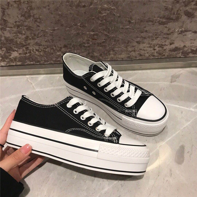 Giày Thể Thao Nữ CV dáng BASIC đế bánh mì 3 phân, Giày sneaker nữ BAMY trẻ trung, năng động