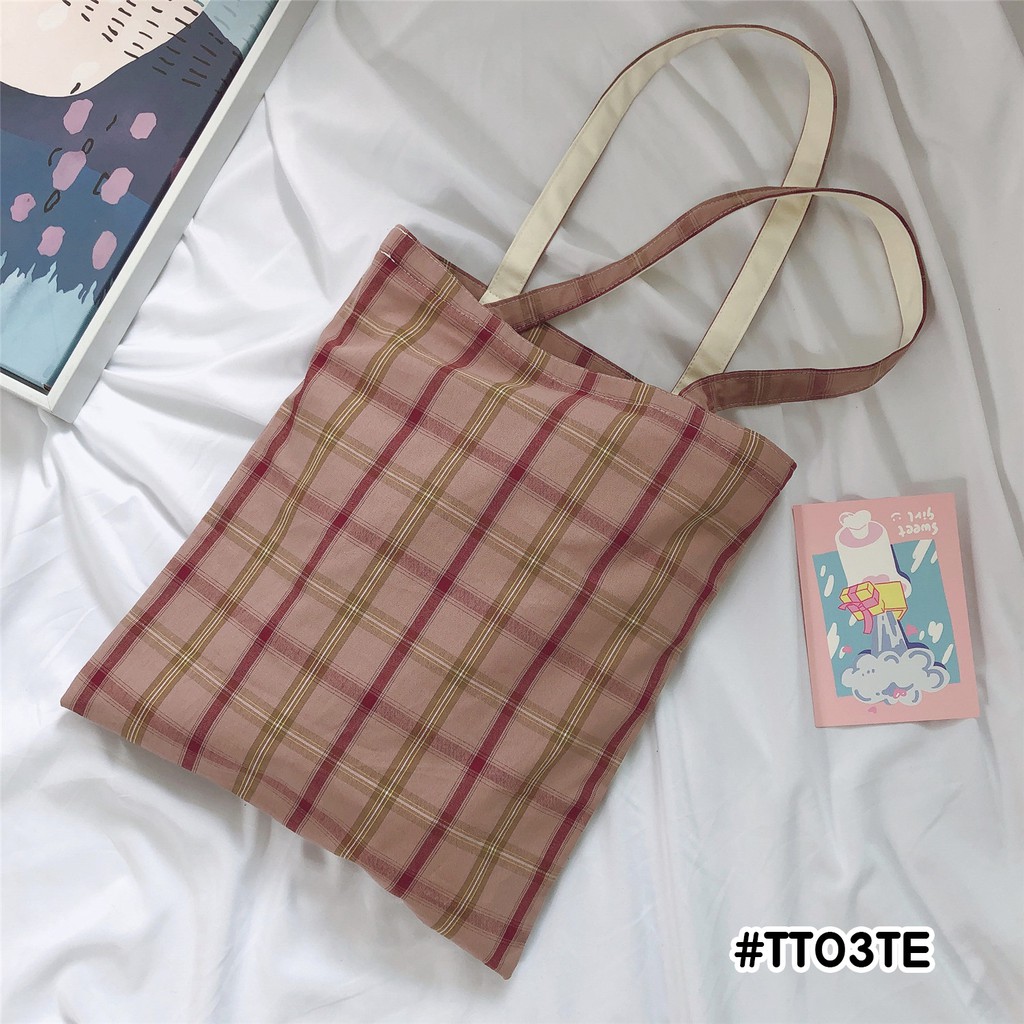 Túi Tote Sọc Caro Nemo Handmade - TTTE